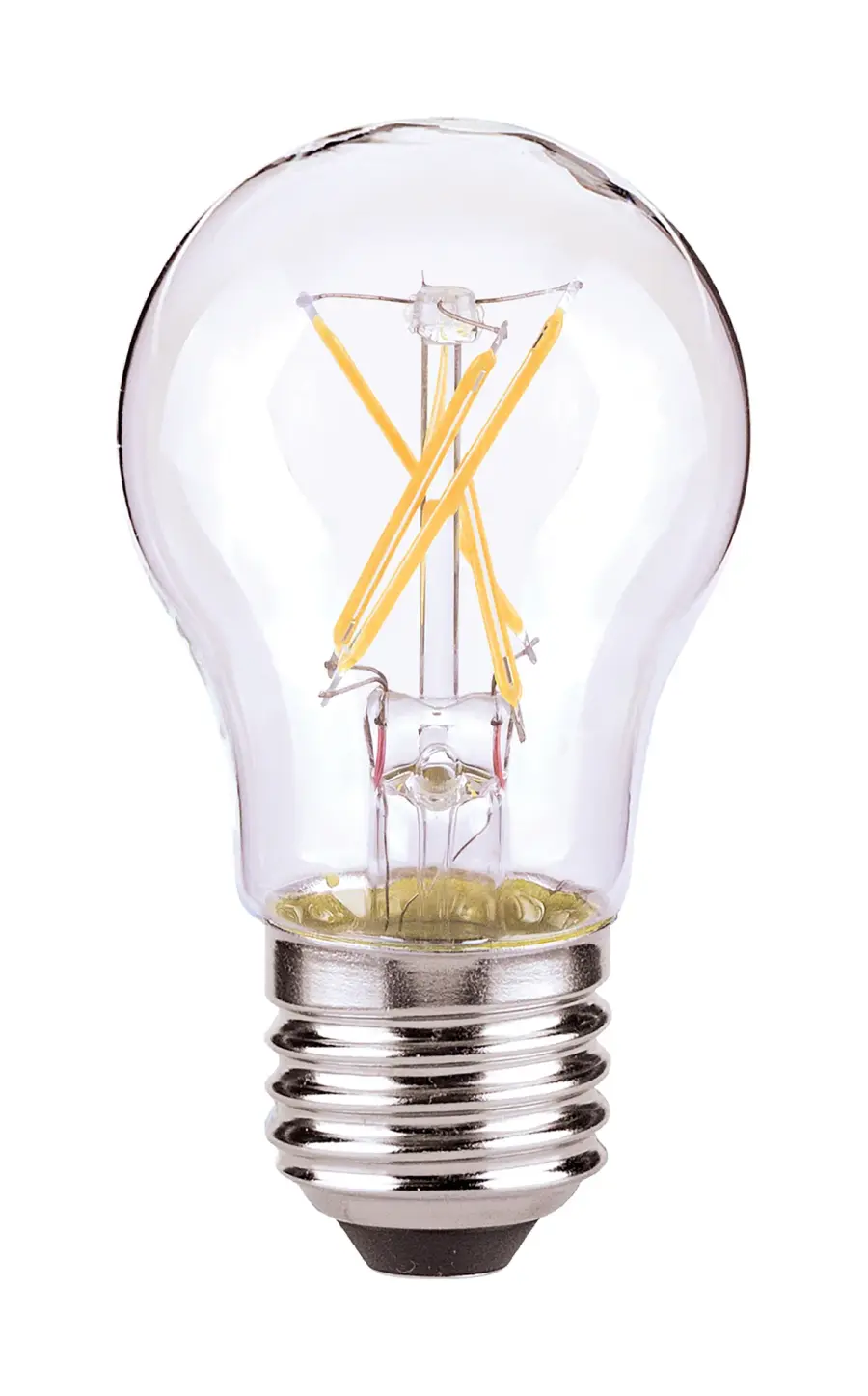 5 Watt A15 LED Filament - Clear - Medium base - 2700K - 120 Volt - Carded - Image 1