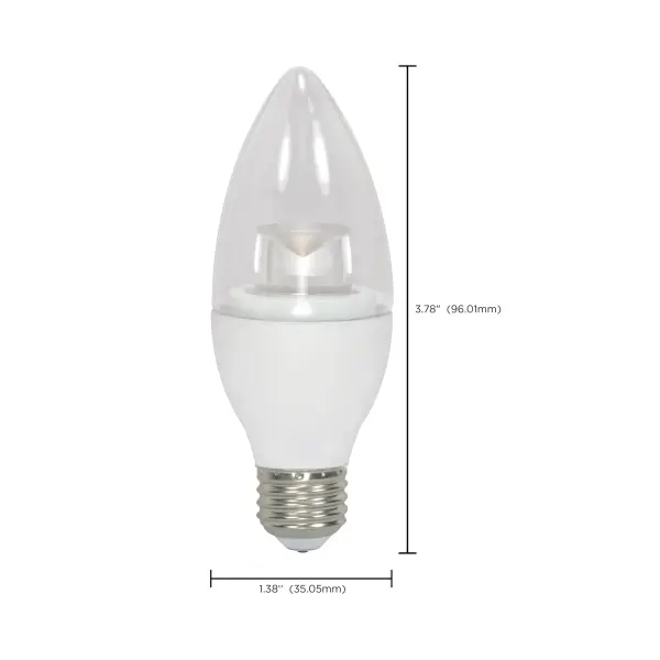 3.5 Watt - B11 LED - 2700K - Medium base - 120 Volt - Image 8