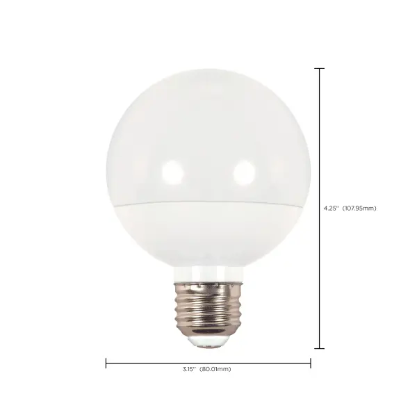 4 Watt - LED G25 - 4000K - Medium base - 120 Volt - Image 8