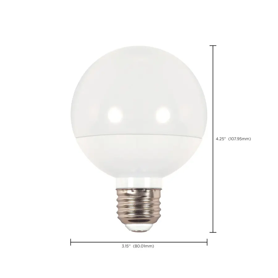 4 Watt - LED G25 - 4000K - Medium base - 120 Volt - Image 8