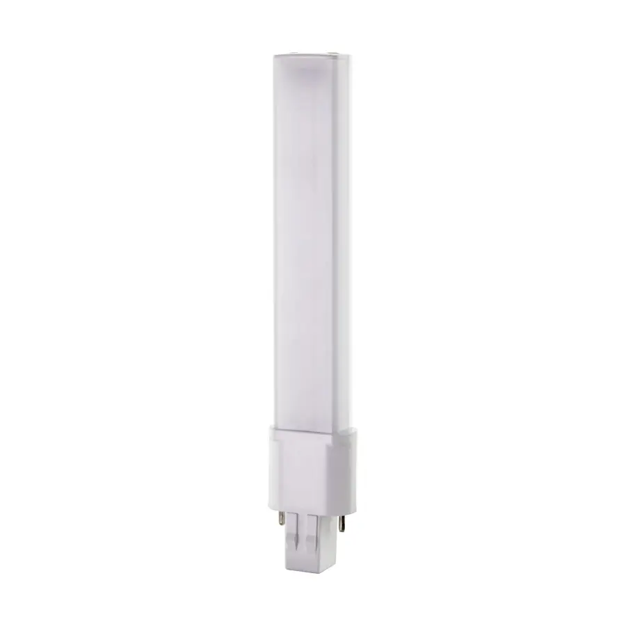 6 Watt LED PL 2-PIN - 2700K - 600 Lumens - GX23 base - 50000 Average rated hours - 360 deg. Beam Angle - 120-277 Volt - Type B - Ballast Bypass - Image 1