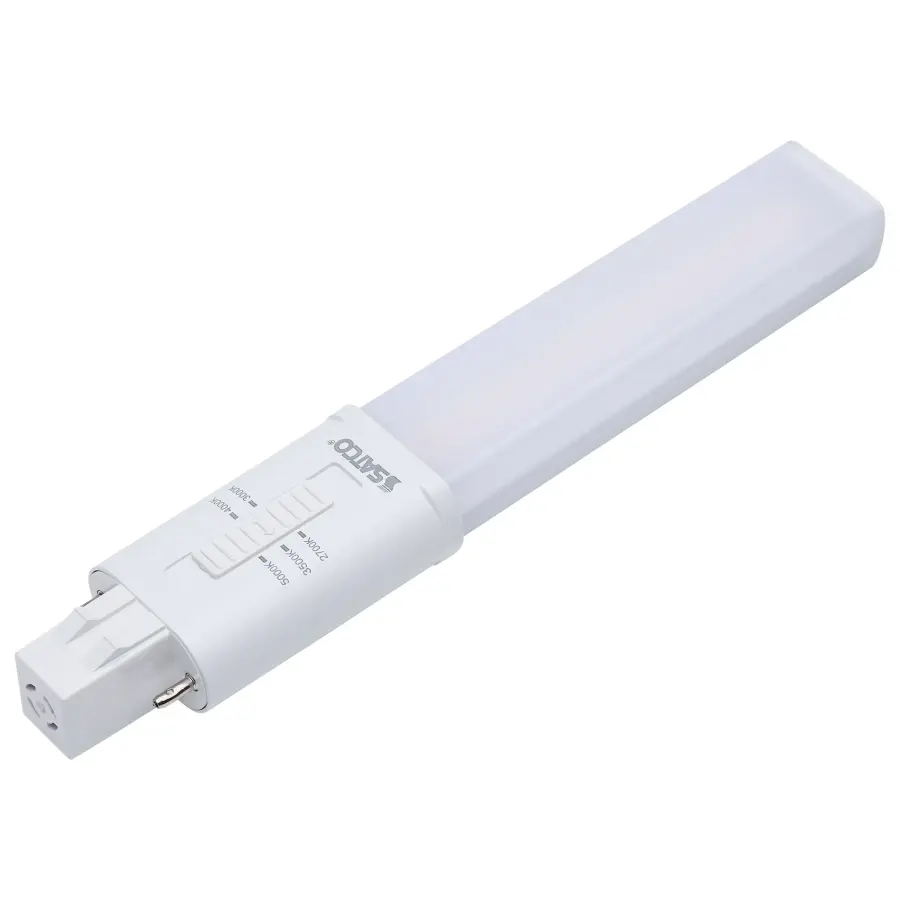 6 Watt LED PL 2-PIN - GX23 Base - 27K/30K/35K/40K/50K CCT Selectable - 120-277 Volt - Type B - Ballast Bypass - Image 3