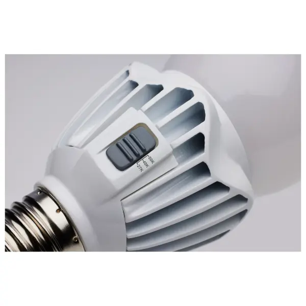 20 Watt LED A21 - High Lumen Output - 27K/40K/50K CCT Selectable - Medium Base - White Finish - 120V-277V - Image 3