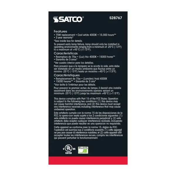 11.5 Watt - A19 LED - 4000K - Medium base - 220 deg. Beam Angle -120 Volt - Image 4
