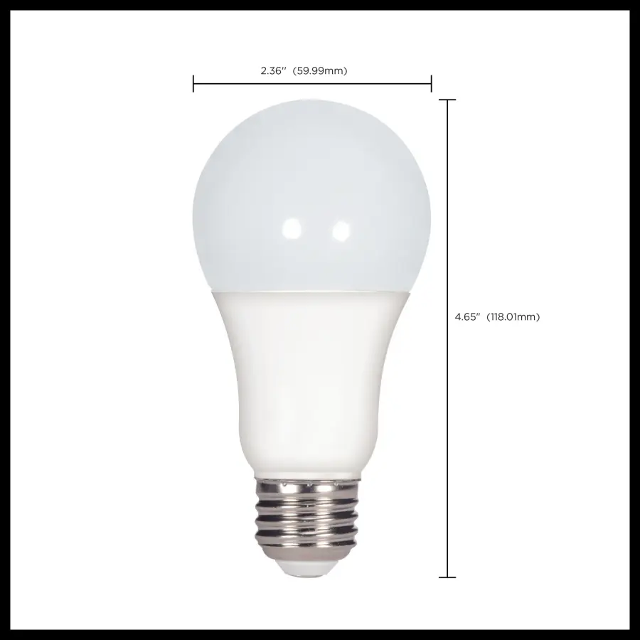 15.5 Watt - A19 LED - 5000K - Medium base - 220 deg. Beam Angle -120 Volt - Image 8