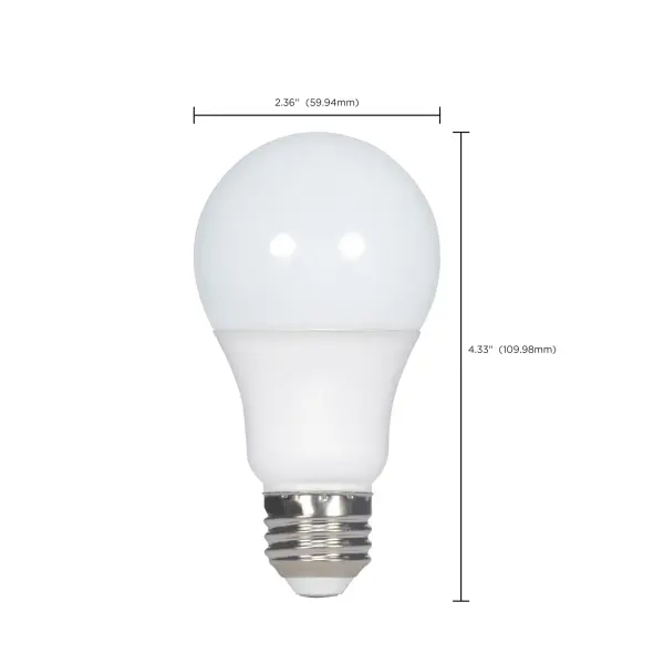 8.8W - A19 LED - 3000K - Medium base - 220 deg. Beam Angle - 120-277V - Image 9