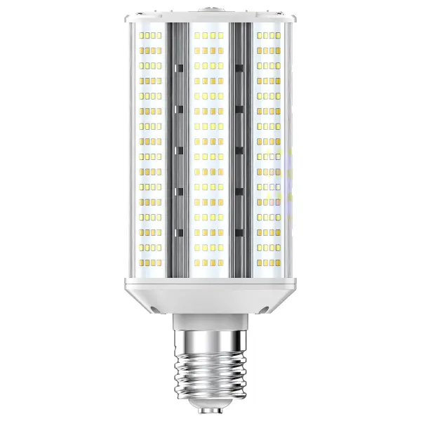 SATCO NUVO's wattage and CCT selectable Hi-Pro LED lamp is an energy efficient lighting solution for large scale lighting applications. Designed to focus clean and efficient LED light at 180 degrees from higher fixtures, this lamp is perfect for parks, parking lots, or anywhere a cascade of light is needed for safety and impact. This versatile lamp is dimmable and delivers 50,000 hours of illumination.