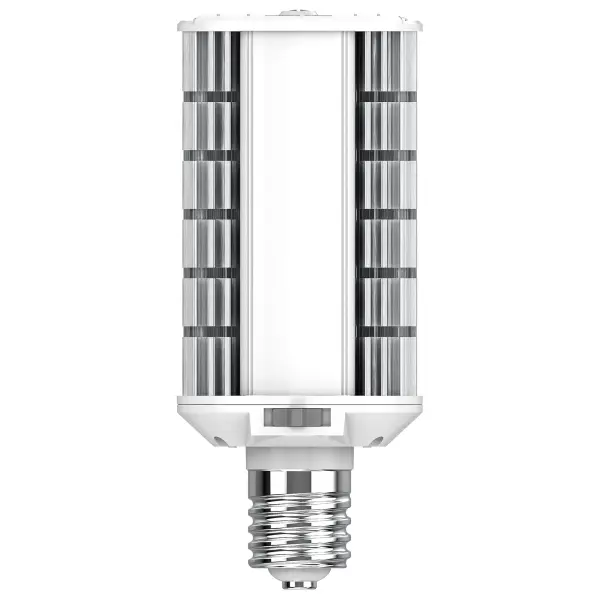 SATCO NUVO's wattage and CCT selectable Hi-Pro LED lamp is an energy efficient lighting solution for large scale lighting applications. Designed to focus clean and efficient LED light at 180 degrees from higher fixtures, this lamp is perfect for parks, parking lots, or anywhere a cascade of light is needed for safety and impact. This versatile lamp is dimmable and delivers 50,000 hours of illumination. - alternate view