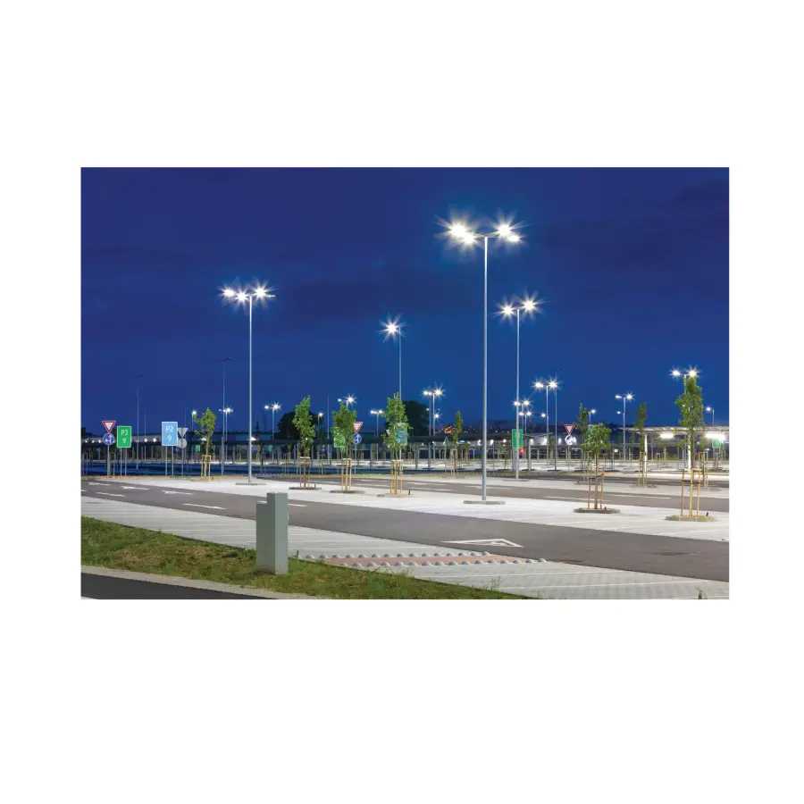 LED Shoe Box Lamp - 60/70/80 Wattage Selectable - 3K/4K/5K CCT Selectable - 120-277 Volt - White Finish - Image 14