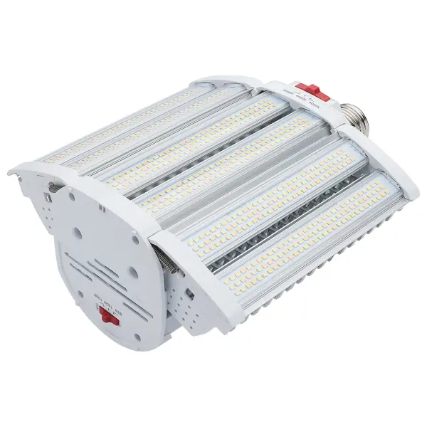 LED Shoe Box Lamp - 90/100/110 Wattage Selectable - 3K/4K/5K CCT Selectable - 120-277 Volt - White Finish - Image 5