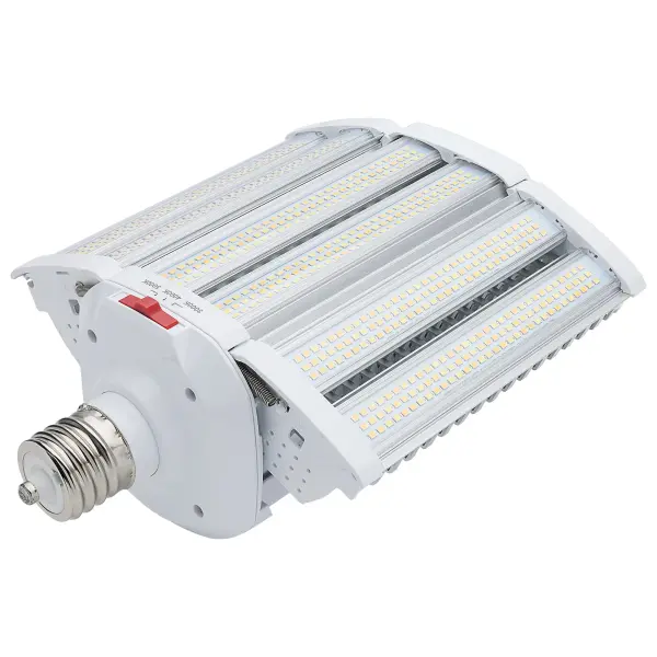 LED Shoe Box Lamp - 90/100/110 Wattage Selectable - 3K/4K/5K CCT Selectable - 120-277 Volt - White Finish - Image 7