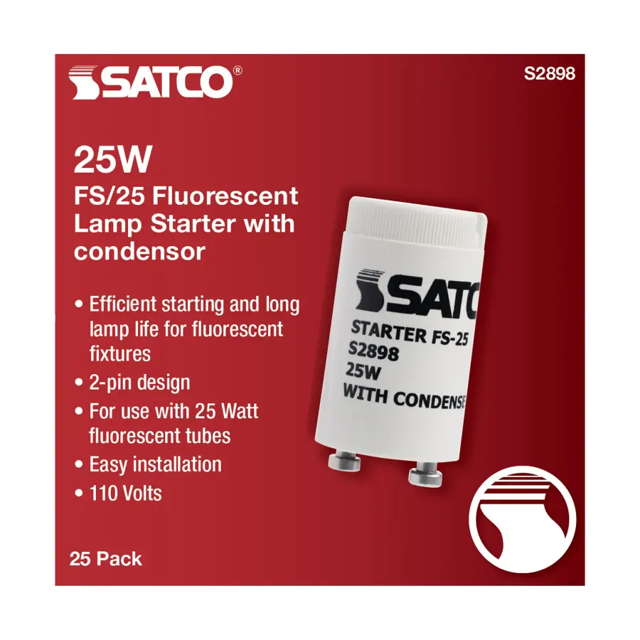 FS/25 Starter with condensor - 25W - FSV25 FS1P 42513 42512 - Image 6