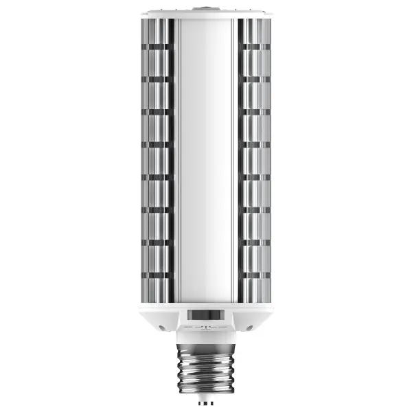 SATCO NUVO's wattage and CCT selectable Hi-Pro LED lamp is an energy efficient lighting solution for large scale lighting applications. Designed to focus clean and efficient LED light at 180 degrees from higher fixtures, this lamp is perfect for parks, parking lots, or anywhere a cascade of light is needed for safety and impact. This versatile lamp is dimmable and delivers 50,000 hours of illumination. - alternate view