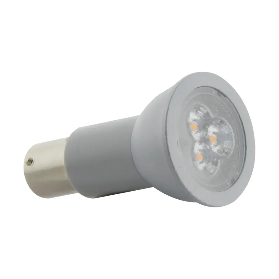 3 Watt - R12 LED - 3000K - Bayonet Single Contact Base - 12 Volt - Image 1