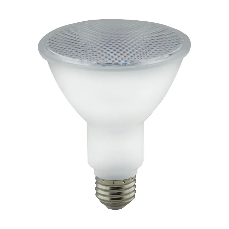 8 Watt - PAR30LN LED - Amber color - 40 deg. Beam Angle - Medium base - 120 Volt - Turtle Friendly - Image 1
