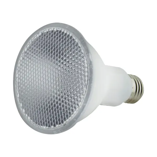 8 Watt - PAR30LN LED - Amber color - 40 deg. Beam Angle - Medium base - 120 Volt - Turtle Friendly - Image 4