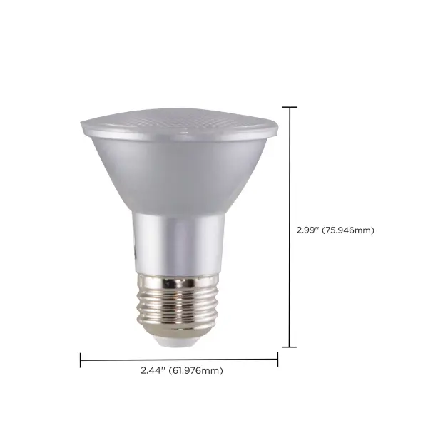6.5 Watt - PAR20 LED - 3500K - 25 deg. Beam Angle - Medium base - 120 Volt - Image 13
