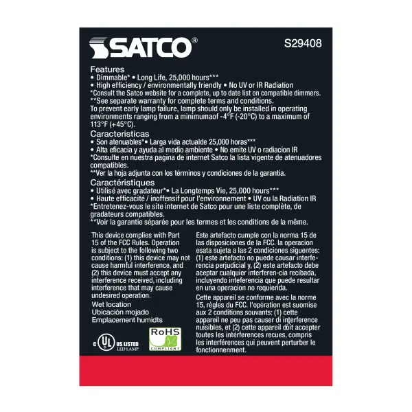 6.5 Watt - PAR20 LED - 4000K - 40 deg. Beam Angle - Medium base - 120 Volt - Image 8