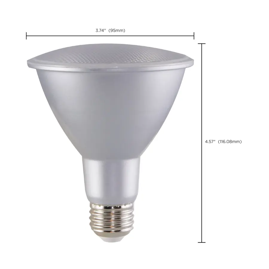 12.5 Watt - PAR30LN LED - 3500K - 25 deg. Beam Angle - Medium base - 120 Volt - Image 12