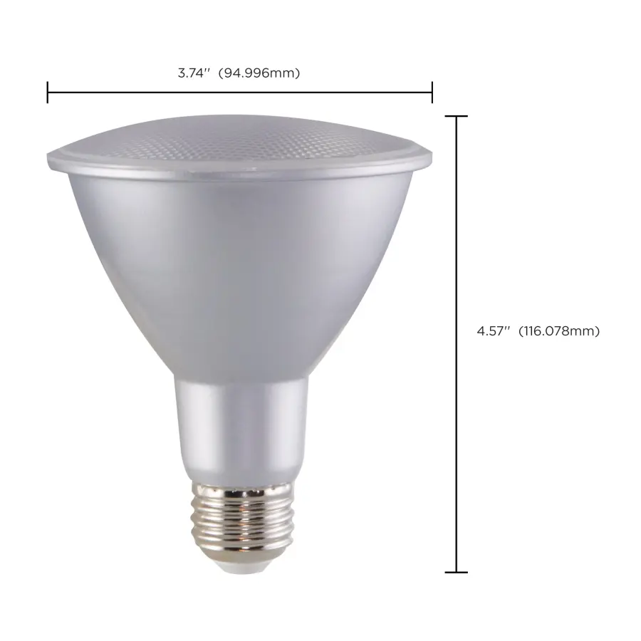 12.5 Watt - PAR30LN LED - 3000K - 40 deg. Beam Angle - Medium base - 120 Volt - Image 12
