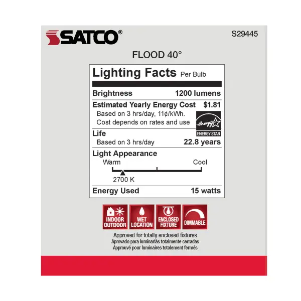 15 Watt - PAR38 LED - 2700K - 40 deg. Beam Angle - Medium base - 120 Volt - Image 9