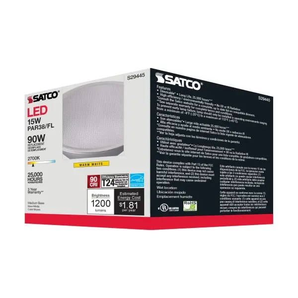 15 Watt - PAR38 LED - 2700K - 40 deg. Beam Angle - Medium base - 120 Volt - Image 10
