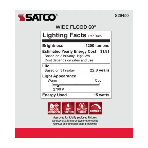 15 Watt - PAR38 LED - 2700K - 60 deg. Beam Angle - Medium base - 120 Volt - Image 9