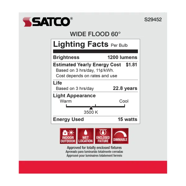 15 Watt - PAR38 LED - 3500K - 60 deg. Beam Angle - Medium base - 120 Volt - Image 9