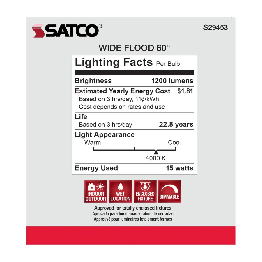 15 Watt - PAR38 LED - 4000K - 60 deg. Beam Angle - Medium base - 120 Volt - Image 9