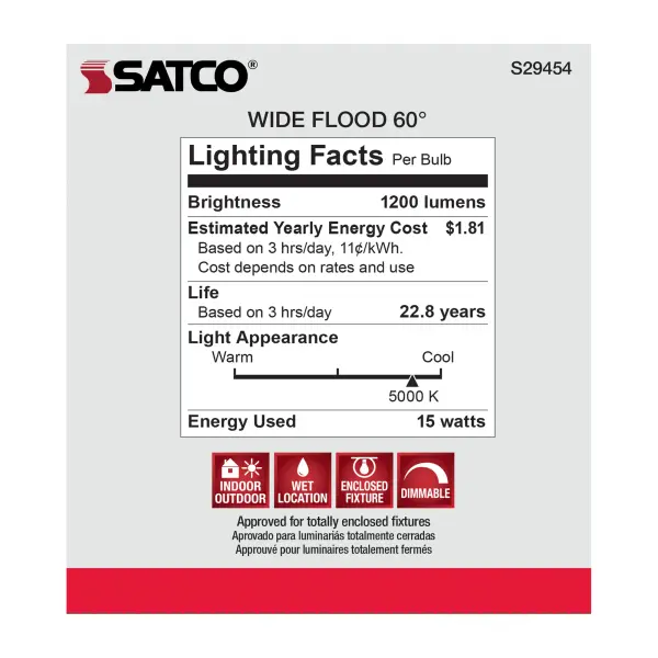 15 Watt - PAR38 LED - 5000K - 60 deg. Beam Angle - Medium base - 120 Volt - Image 9