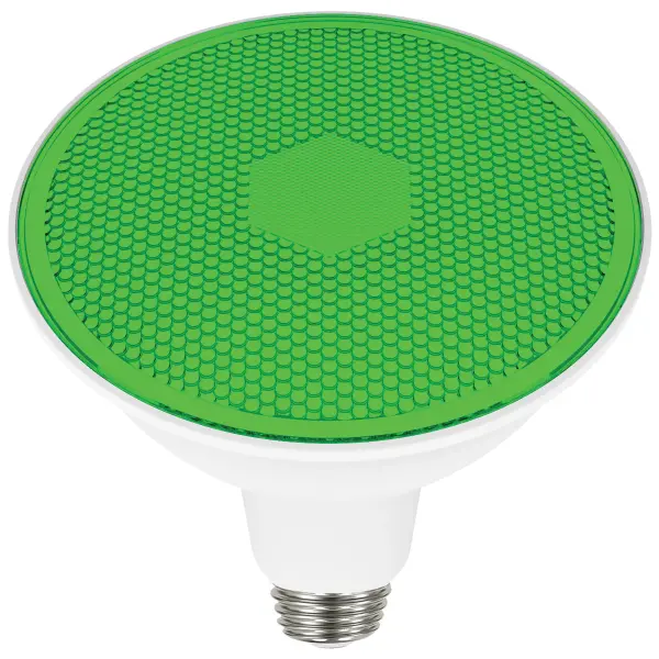 11.5 Watt PAR38 LED - Green - 90 degree Beam Angle - Medium base - 120 Volt - Image 3