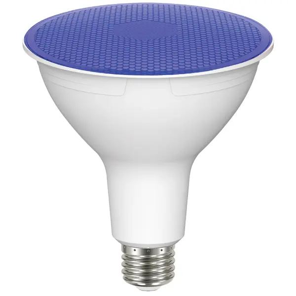11.5 Watt PAR38 LED - Blue - 90 degree Beam Angle - Medium base - 120 Volt - Image 1