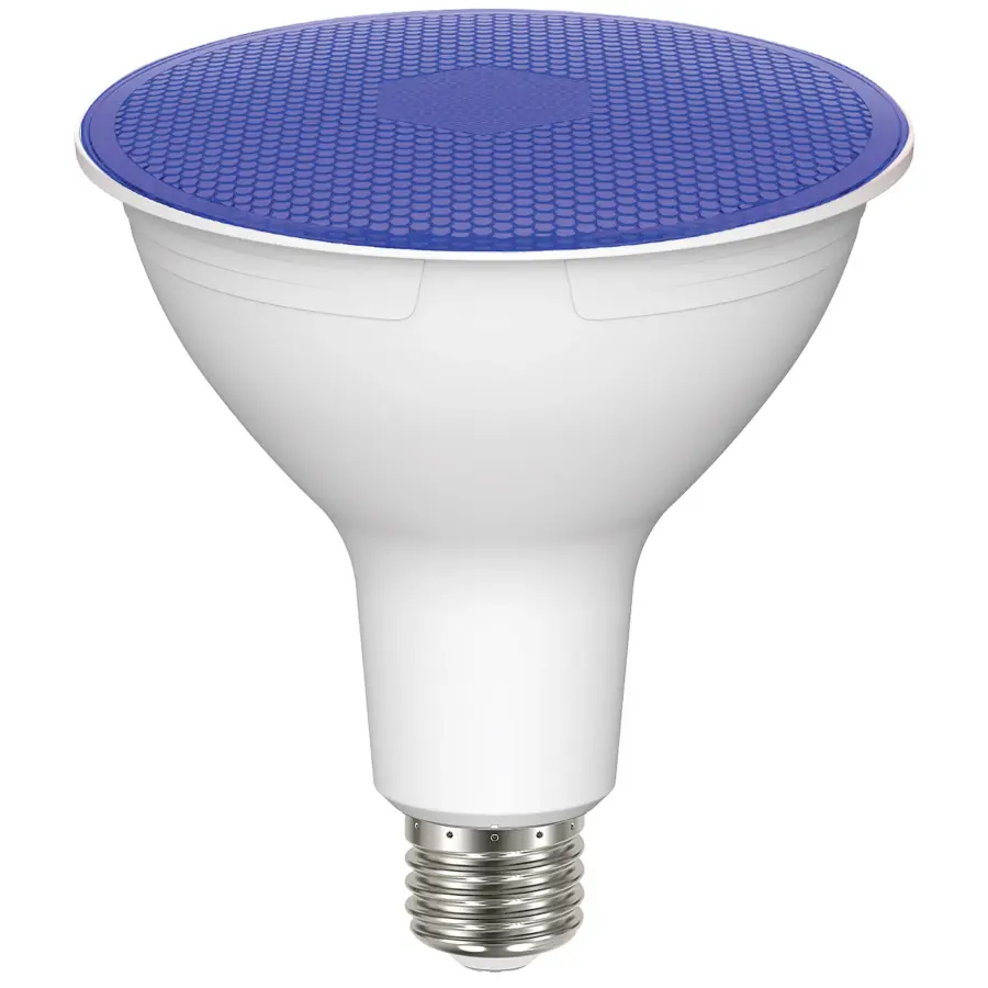 11.5 Watt PAR38 LED - Blue - 90 degree Beam Angle - Medium base - 120 Volt - Image 1