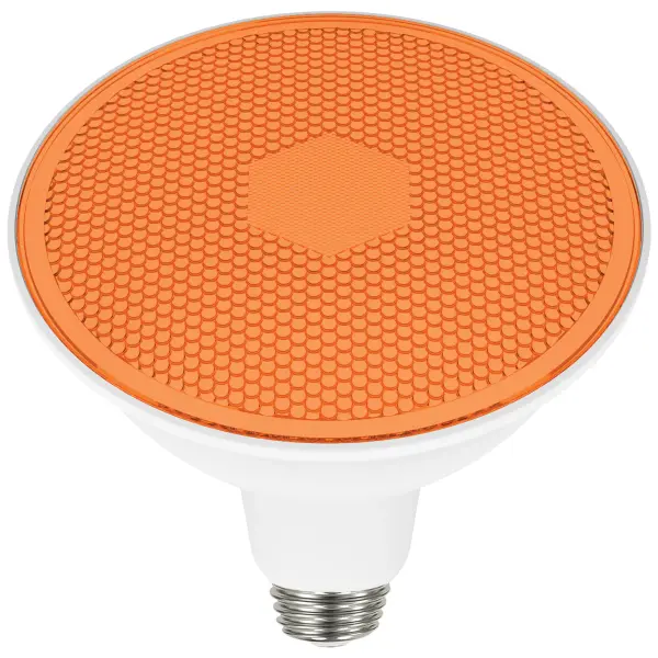 11.5 Watt PAR38 LED - Amber - 90 degree Beam Angle - Medium base - 120 Volt - Image 3