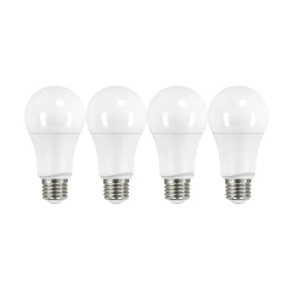 9.5 Watt - A19 LED - Frosted - 4000K - Medium base - 220 deg. Beam Angle - 120 Volt - Non-Dimmable - 4-Pack - Image 2