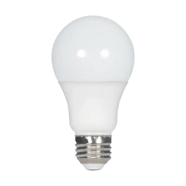 9.5 Watt - A19 LED - Frosted - 2700K Medium base - 220 deg. Beam Angle - 120 Volt - Non-Dimmable - Image 1