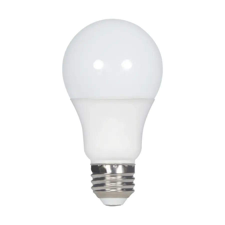 9.5 Watt - A19 LED - Frosted - 2700K Medium base - 220 deg. Beam Angle - 120 Volt - Non-Dimmable - Image 1