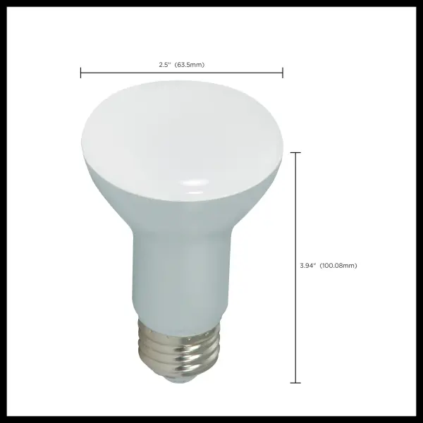 6 Watt - R20 LED - 2700K - Medium base - 120 Volt - Image 8