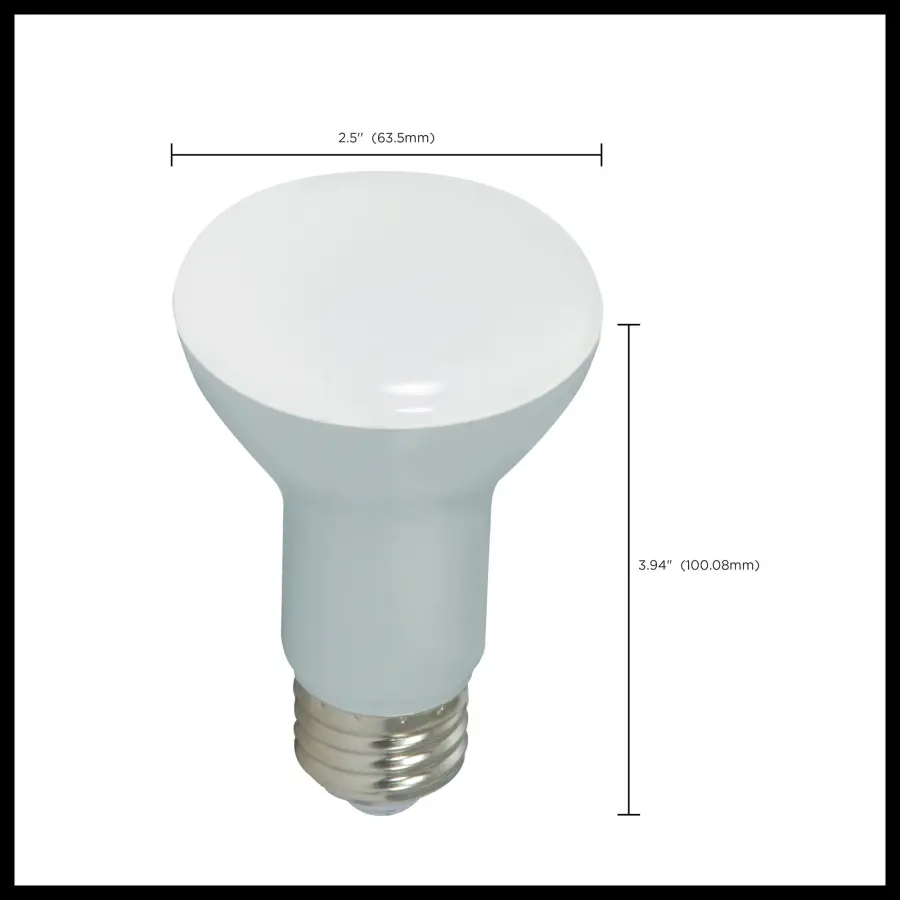 6 Watt - R20 LED - 2700K - Medium base - 120 Volt - Image 8