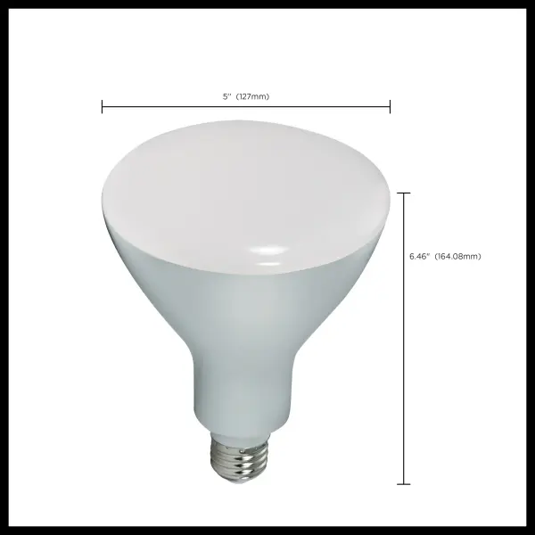 13 Watt - BR40 LED - 2700K - Medium base - 120 Volt - Image 8