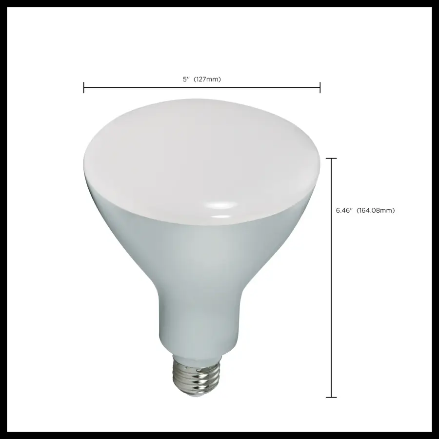 13 Watt - BR40 LED - 2700K - Medium base - 120 Volt - Image 8
