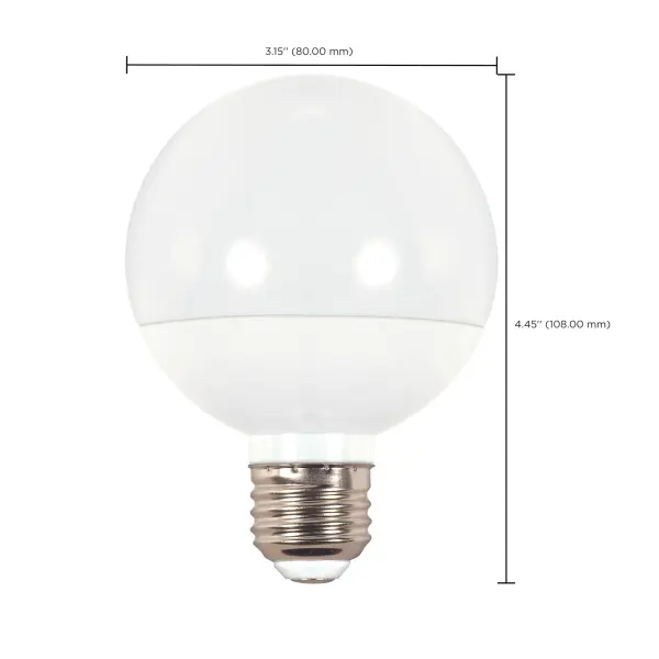 4 Watt - LED G25 - 2700K - Medium base - 120 Volt - Image 8