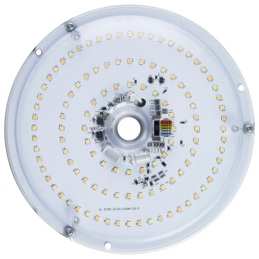 21 Watt LED Light Engine - 27K/30K/35K/40K/50K CCT Selectable - Clear - 120 Volt - Image 1