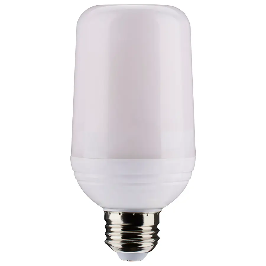 2.5 Watt LED Flame Bulb - T19 - Medium Base - 120 Volt - Image 3