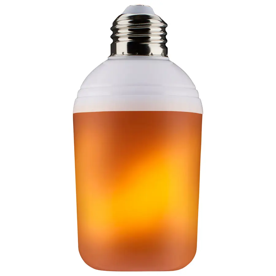 2.5 Watt LED Flame Bulb - T19 - Medium Base - 120 Volt - Image 4