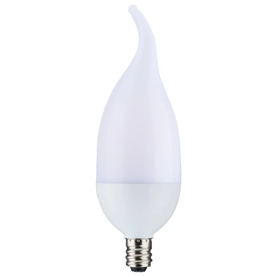 2 Watt LED Flame Bulb - B11 - Candelabra base - 120 Volt - Image 2