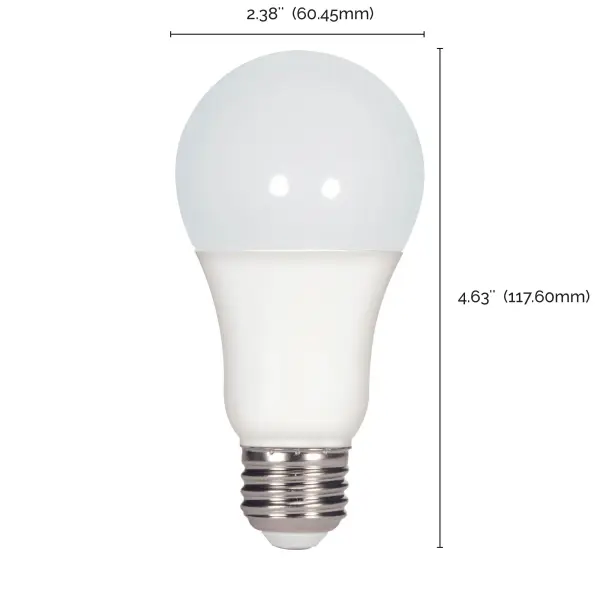 15 Watt - A19 LED - Frosted - 3000K - Medium base - 220 deg. Beam Angle - 120 Volt - Image 5