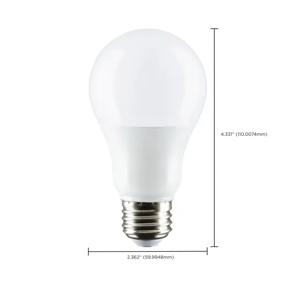 9.8 Watt - A19 LED - 3500K - Medium base - 220 deg. Beam Angle - 120 Volt - Image 7