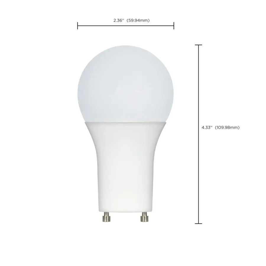 9.8 Watt - A19 LED - 2700K - GU24 base - 220 deg. Beam Angle - 120 Volt - Image 6