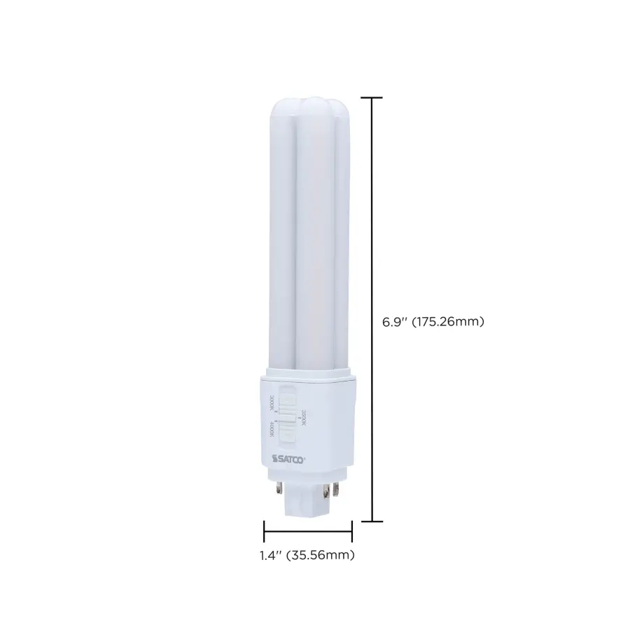 9.5 Watt LED PL - 30K/35K/40K CCT Selectable - G24q Base - Type A/B - 120-277 Volt - Image 12